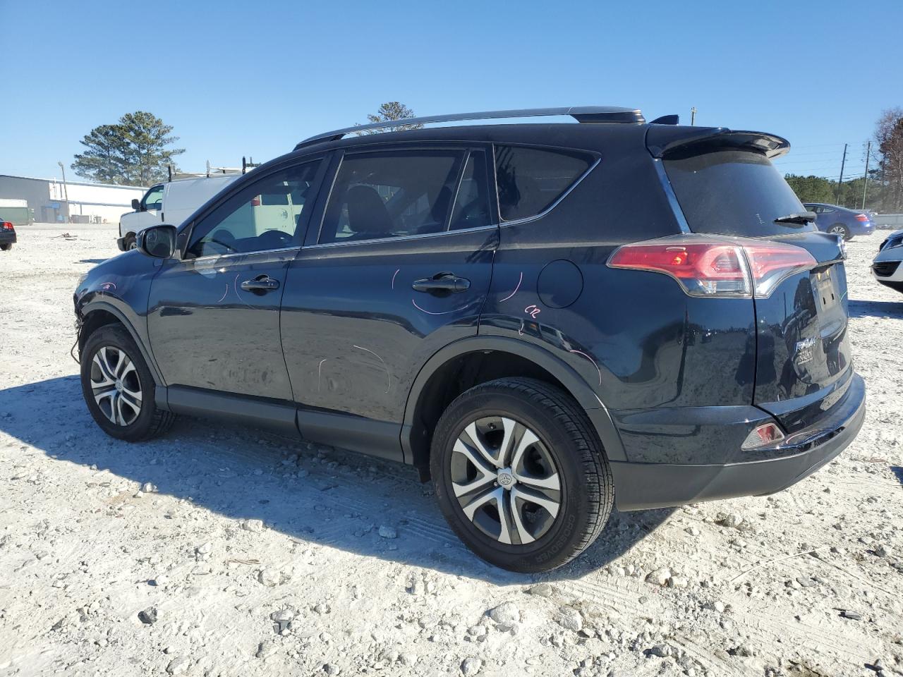 2018 Toyota RAV 4 VIN JTMZFREV7JJ730529 Copart auction photo, front end / side damage thumbnail 2