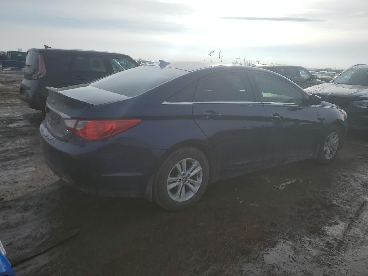 2013 Hyundai Sonata VIN 5NPEB4AC4DH506083 Copart auction photo, side damage thumbnail 3