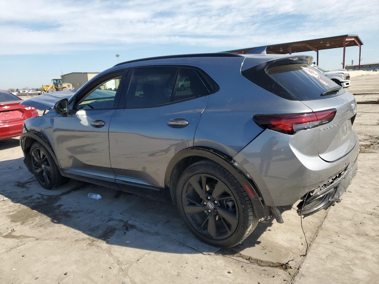 2022 Buick Envision VIN LRBFZNR47ND053473 Copart auction photo, front end / hail damage thumbnail 2