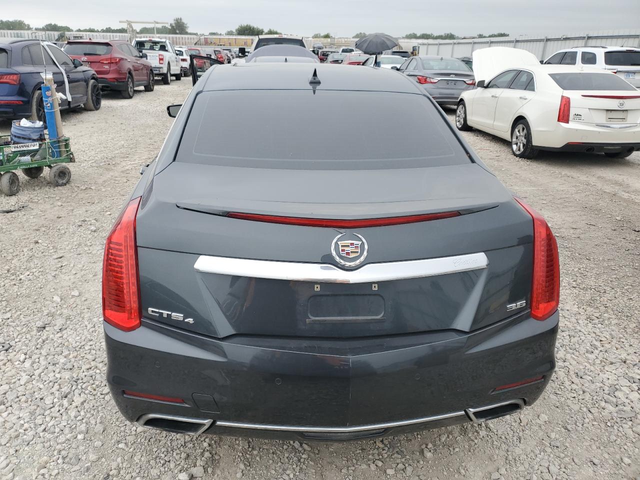 2014 Cadillac CTS VIN 1G6AX5S33E0143815 Copart auction photo, vandalism damage thumbnail 6
