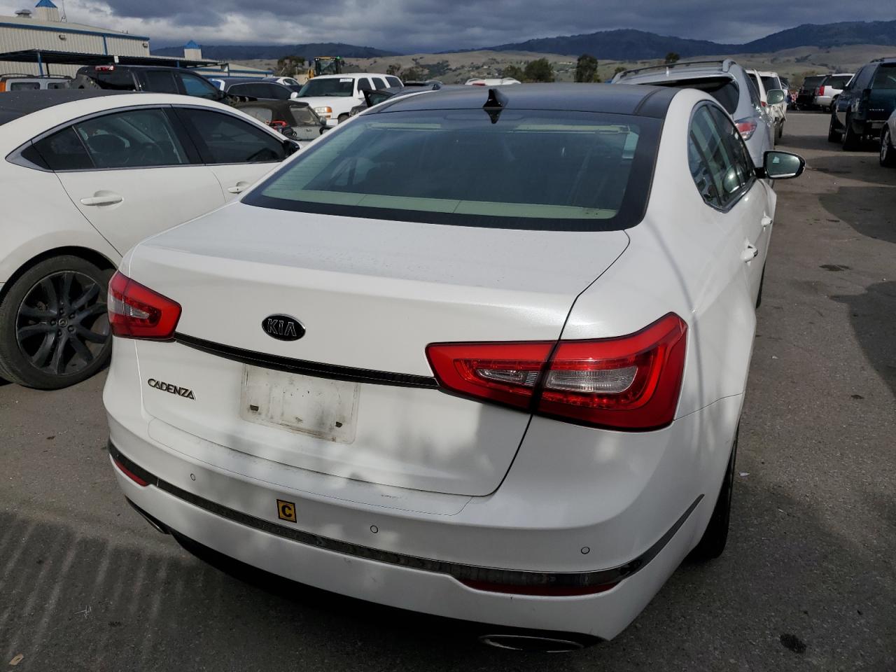 2014 KIA Cadenza VIN KNALN4D71E5132155 Copart auction photo, front end damage thumbnail 6