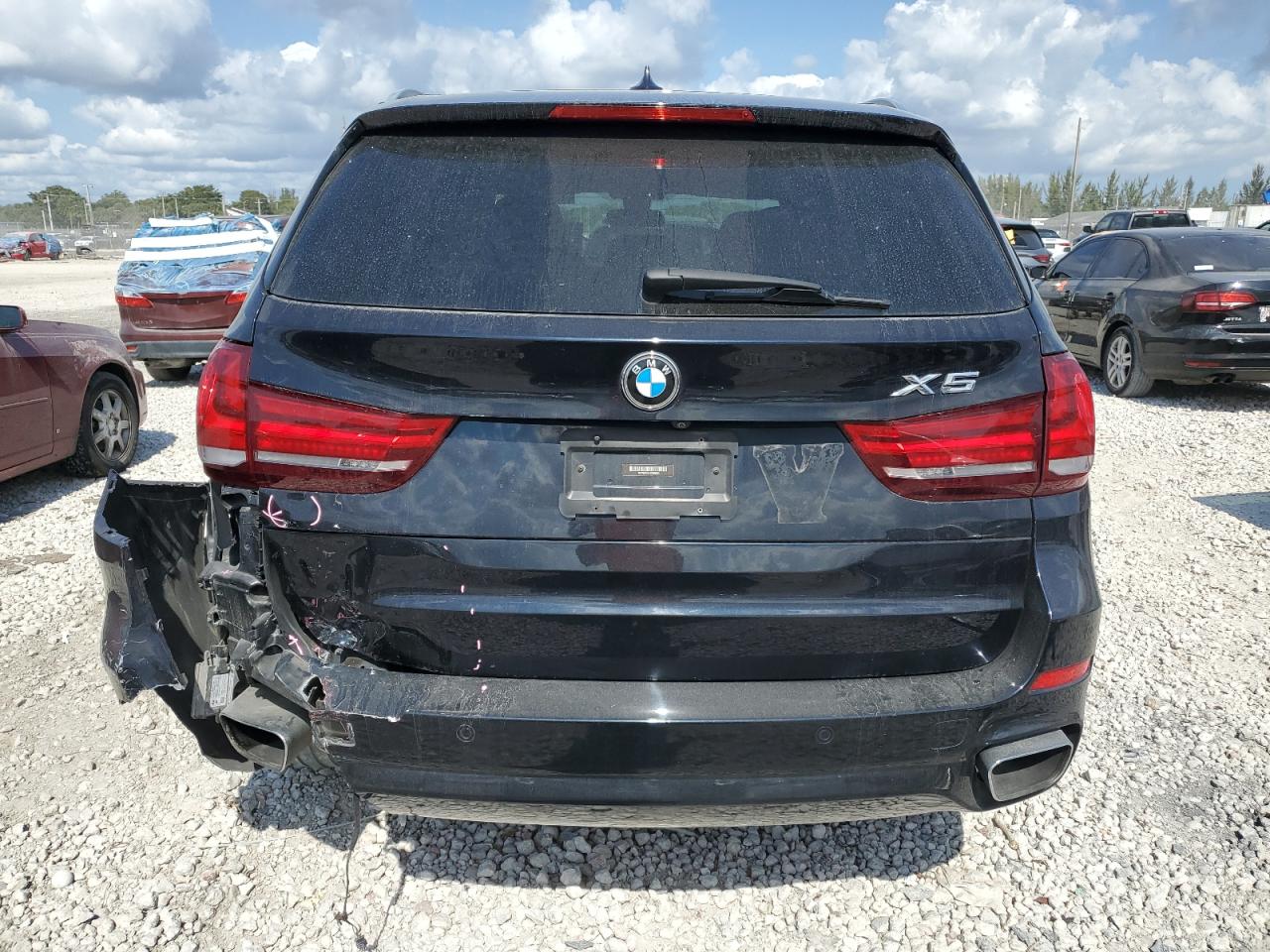 2018 BMW X5 VIN 5UXKR0C54J0X98833 Copart auction photo, rear end / minor dent/scratches damage thumbnail 6