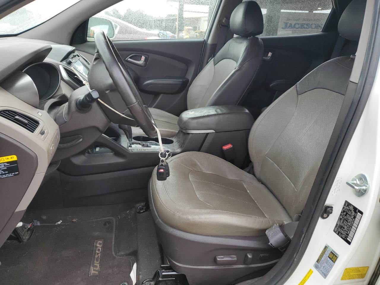 2012 Hyundai Tucson VIN KM8JU3AC7CU385794 Copart auction photo, front end / side damage thumbnail 7