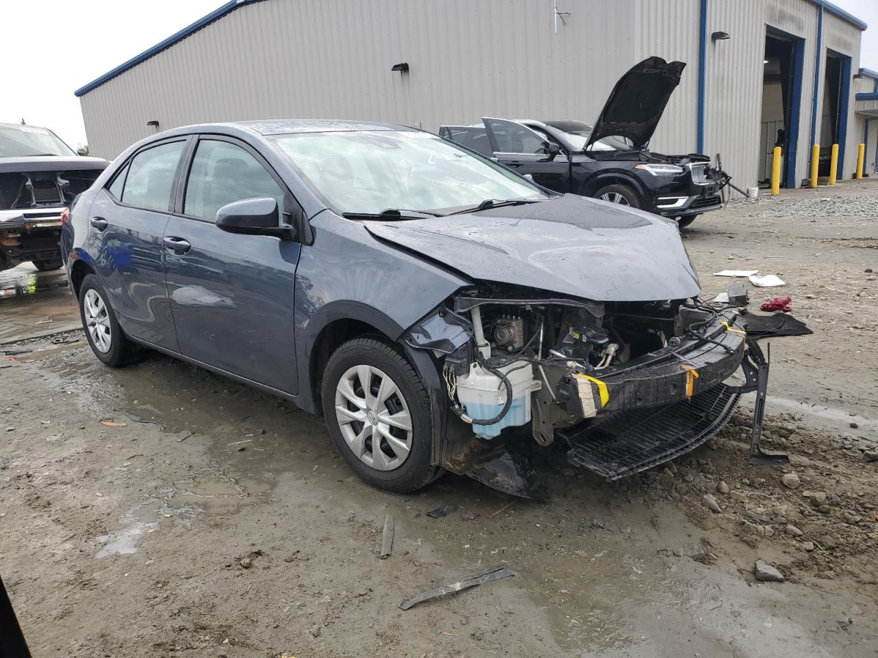 2017 Toyota Corolla VIN 5YFBURHE1HP670871 Copart auction photo, front end damage thumbnail 4