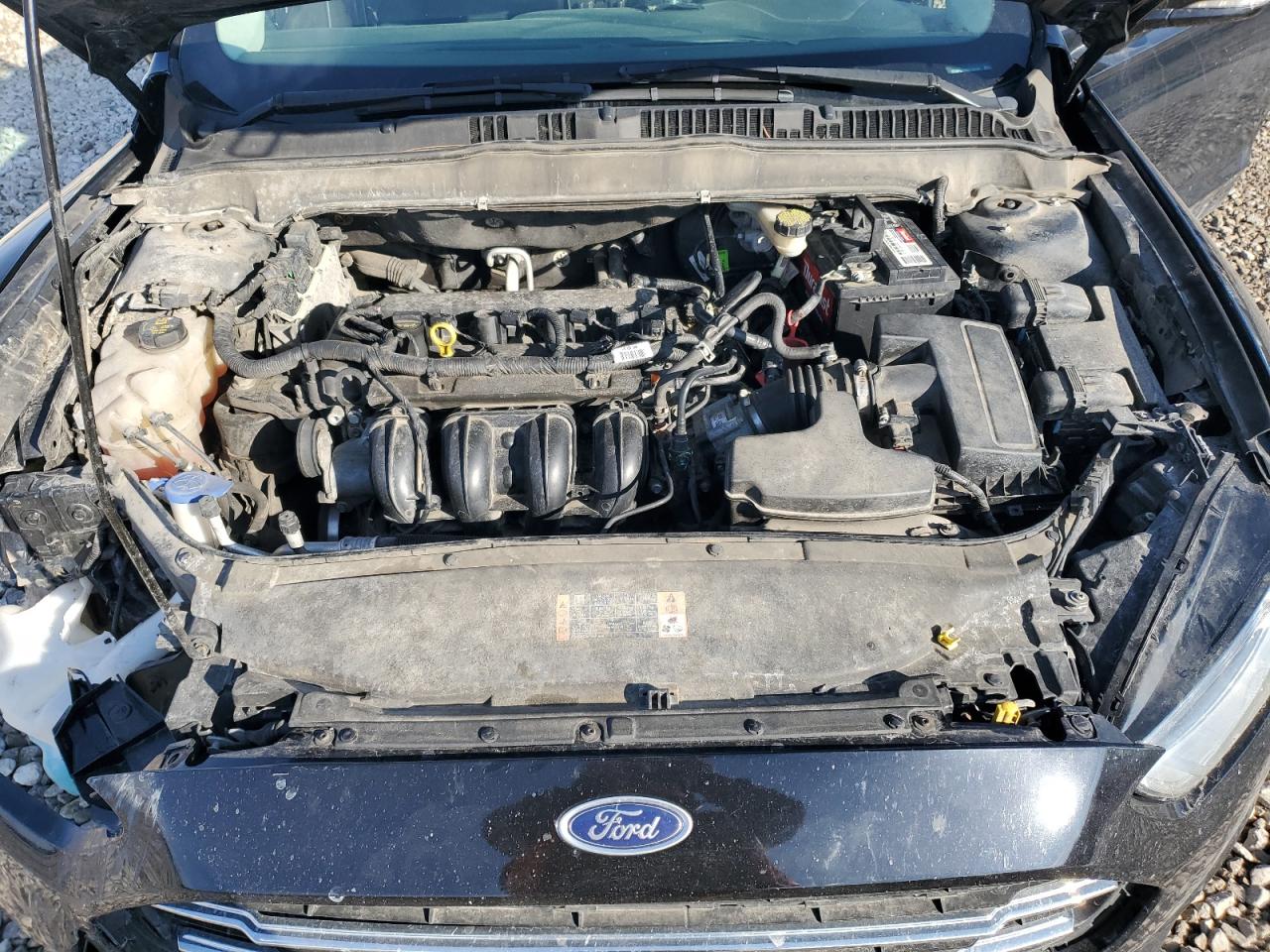 2016 Ford Fusion VIN 1FA6P0H76G5133338 Copart auction photo, front end / side damage thumbnail 12