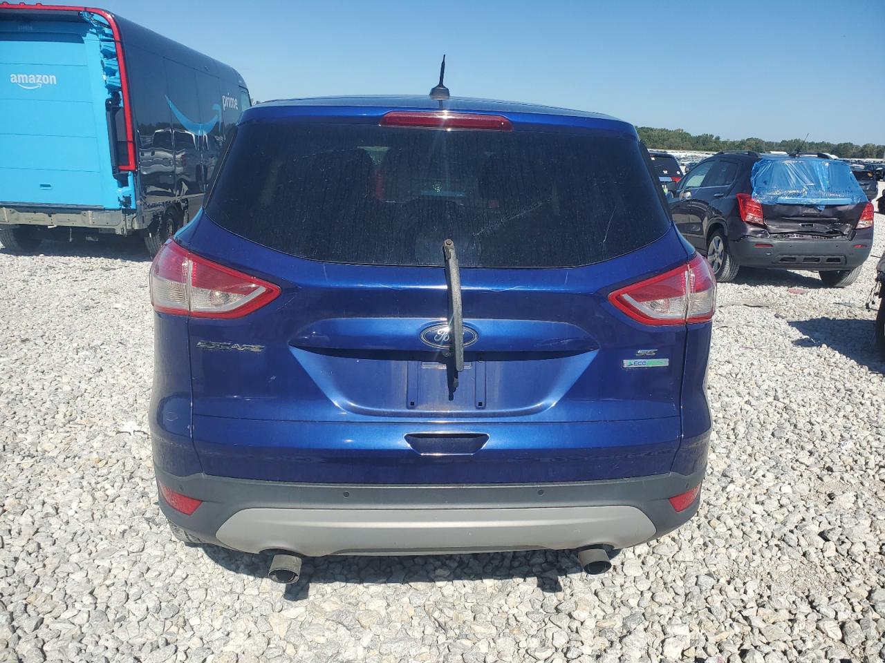 2015 Ford Escape VIN 1FMCU0G91FUB32848 Copart auction photo, front end / side damage thumbnail 6