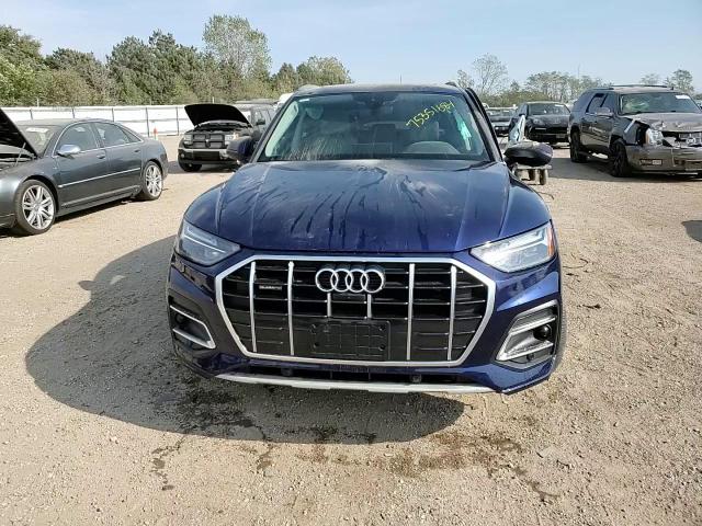 2021 Audi Q5 VIN WA1BAAFYXM2040843 Copart auction photo, side damage thumbnail 13