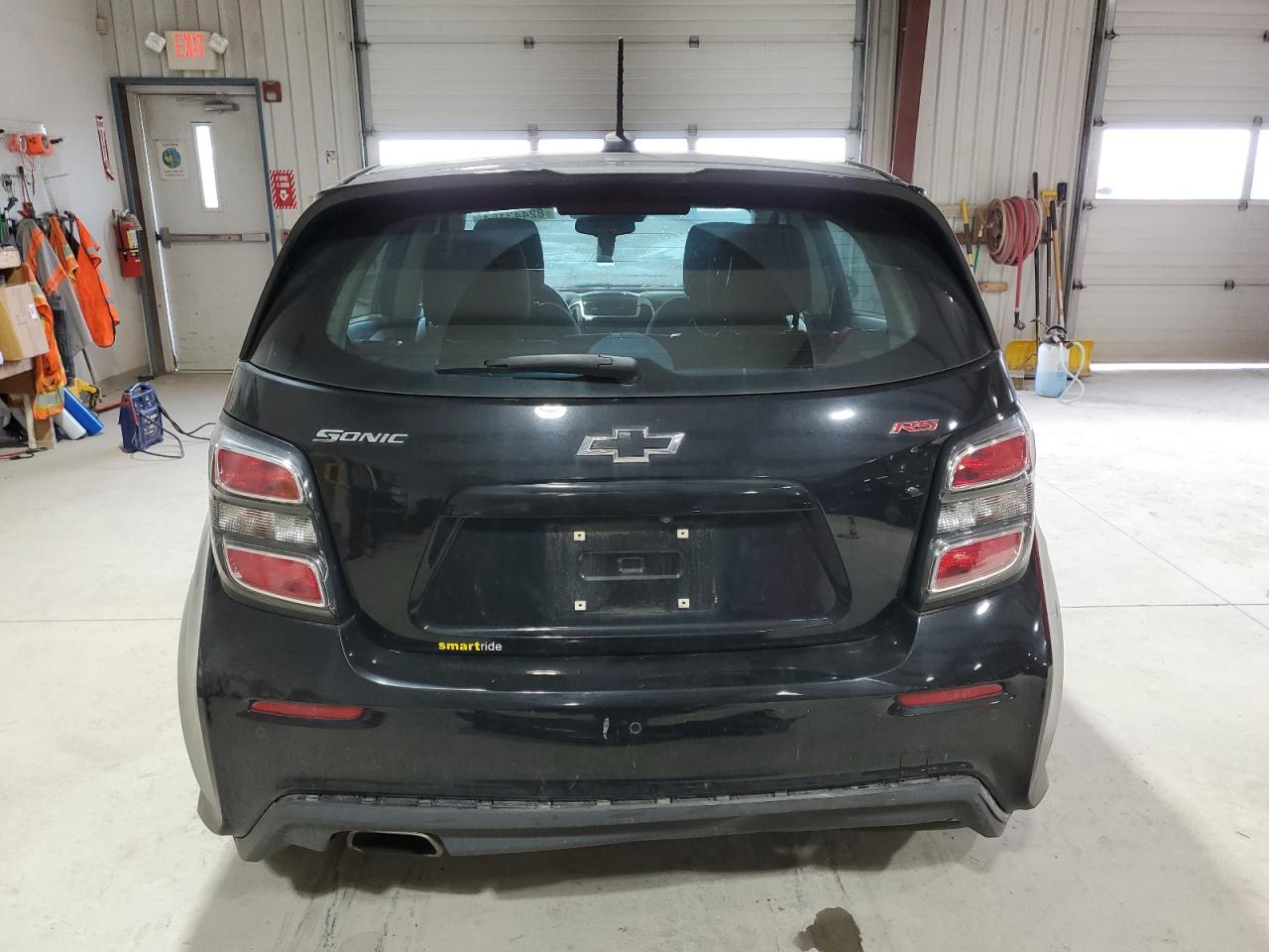 2019 Chevrolet Sonic VIN 1G1JD6SB7K4115645 Copart auction photo, rear end / front end damage thumbnail 6