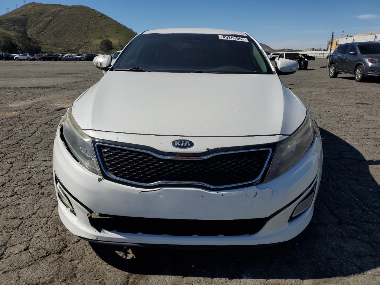 2015 KIA Optima VIN 5XXGM4A77FG424434 Copart auction photo, front end damage thumbnail 5
