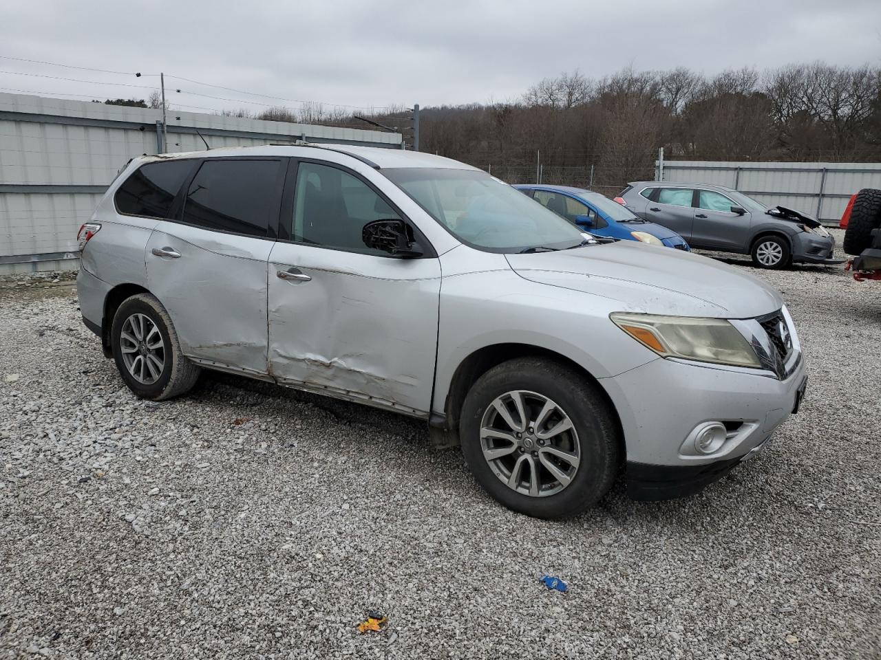 2013 Nissan Pathfinder VIN 5N1AR2MM5DC639641 Copart auction photo, rollover damage thumbnail 4