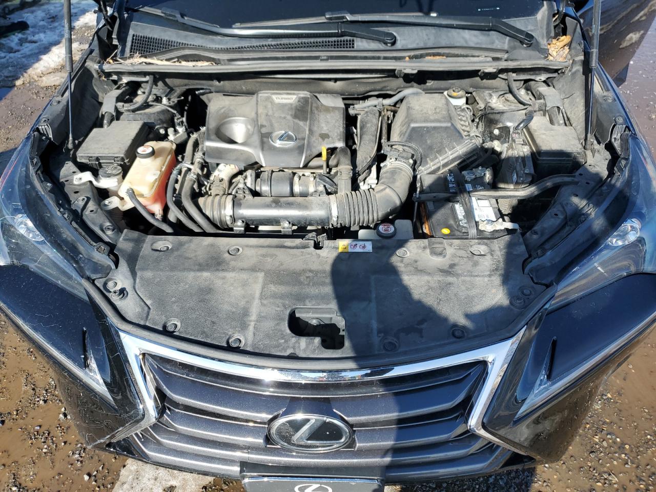 2017 Lexus NX VIN JTJBARBZ2H2131661 Copart auction photo, rollover damage thumbnail 12