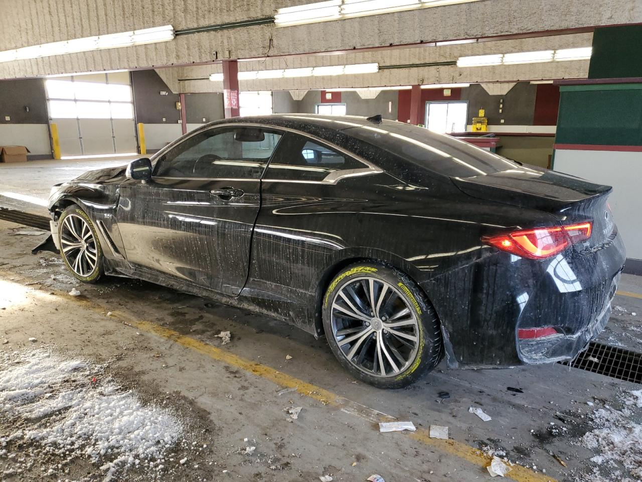 2017 Infiniti Q60 VIN JN1EV7EL1HM554576 Copart auction photo, front end damage thumbnail 2