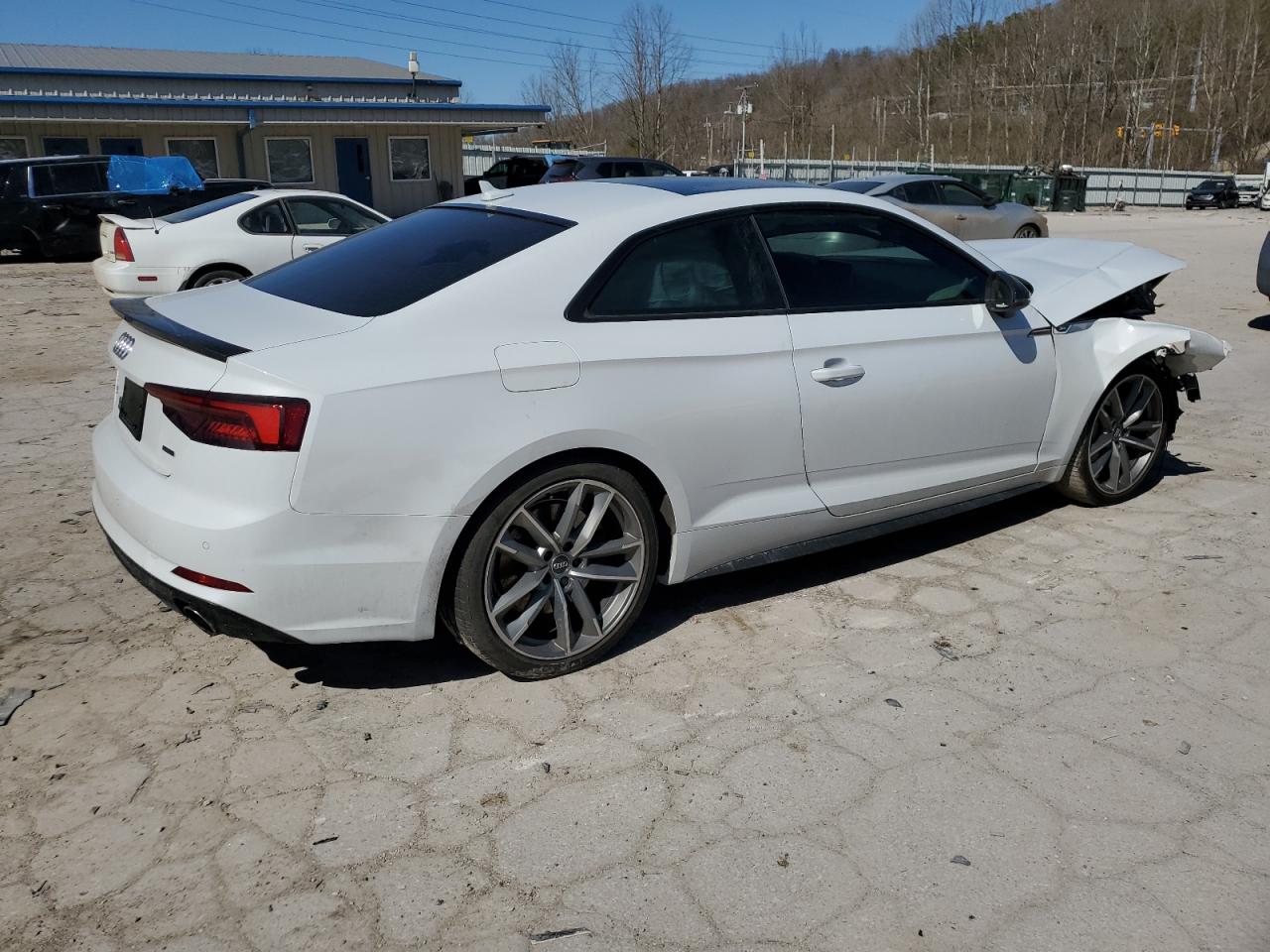 2019 Audi A5 VIN WAUTNAF51KA022042 Copart auction photo, front end damage thumbnail 3