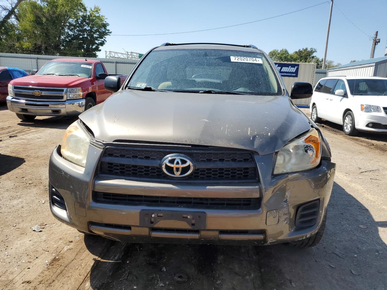 2010 Toyota RAV 4 VIN JTMBF4DV8AD038199 Copart auction photo, front end / rear end damage thumbnail 5