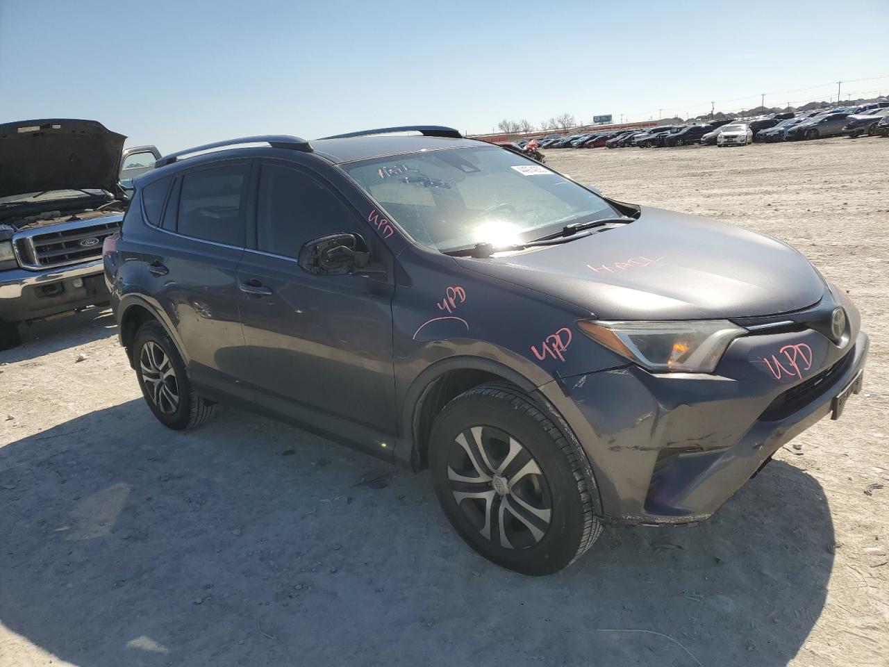 2017 Toyota RAV 4 VIN JTMZFREV3HJ711535 Copart auction photo, front end / rear end damage thumbnail 4