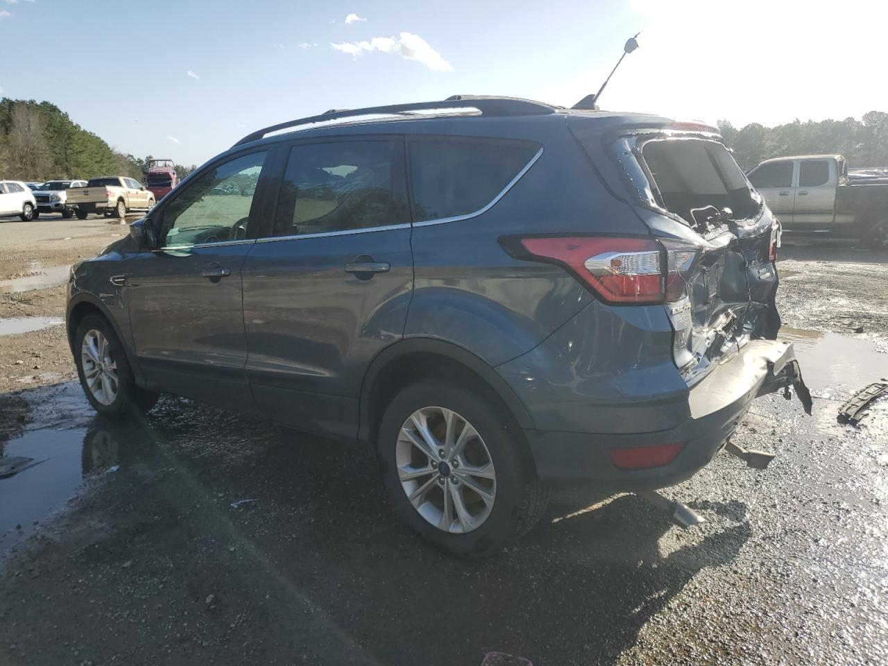 2018 Ford Escape VIN 1FMCU0HDXJUC44835 Copart auction photo, rear end damage thumbnail 2