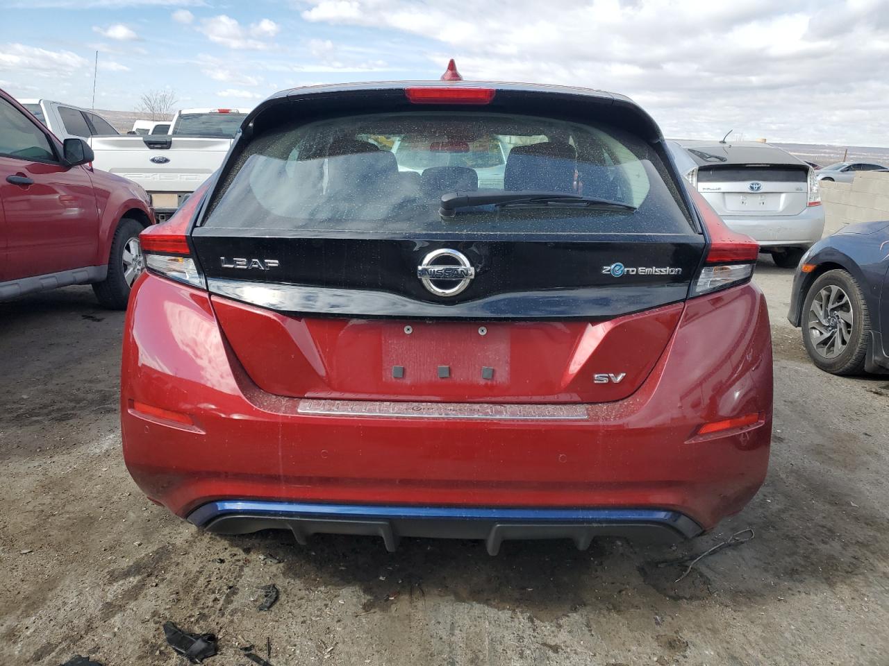 2022 Nissan Leaf VIN 1N4AZ1CV9NC564040 Copart auction photo, side damage thumbnail 6
