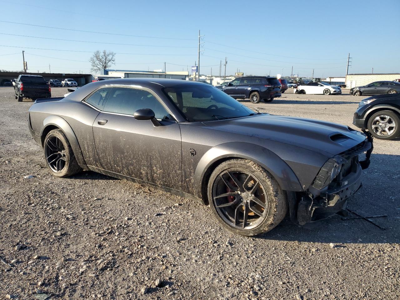 2019 Dodge Challenger VIN 2C3CDZL90KH756429 Copart auction photo, front end / side damage thumbnail 4