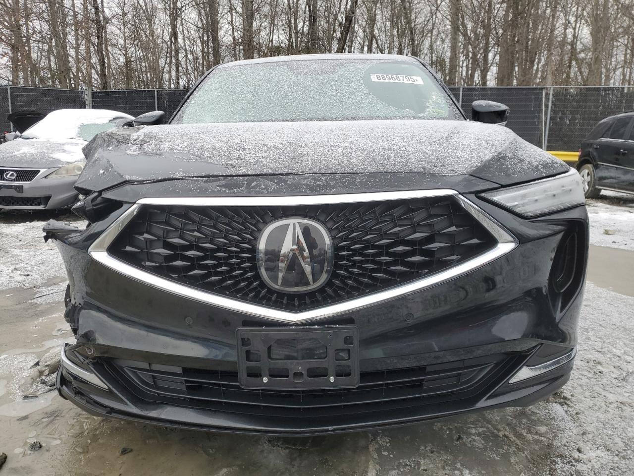 2023 Acura MDX VIN 5J8YE1H4XPL038136 Copart auction photo, front end / undercarriage damage thumbnail 5