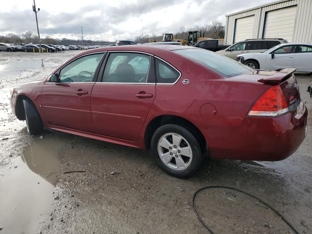 2009 Chevrolet Impala VIN 2G1WT57N691308686 Copart auction photo, front end / side damage thumbnail 2