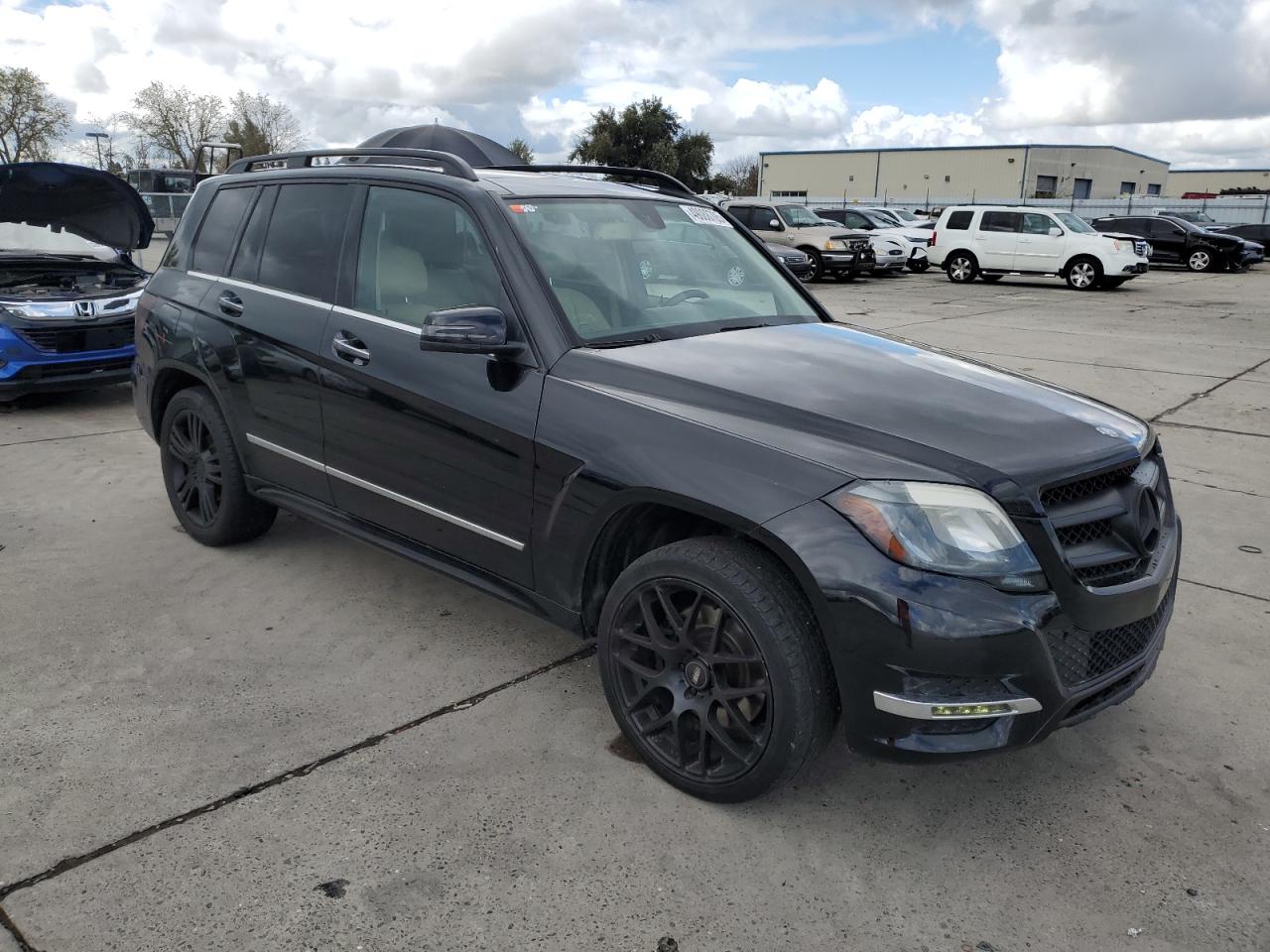 2014 Mercedes-Benz GLK-klasse VIN WDCGG5HBXEG258256 Copart auction photo, minor dent/scratches damage thumbnail 4