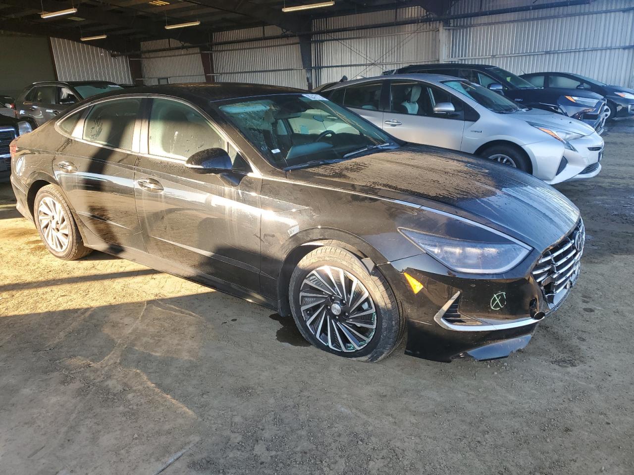 2023 Hyundai Sonata VIN KMHL34JJ7PA077967 Copart auction photo, front end damage thumbnail 4