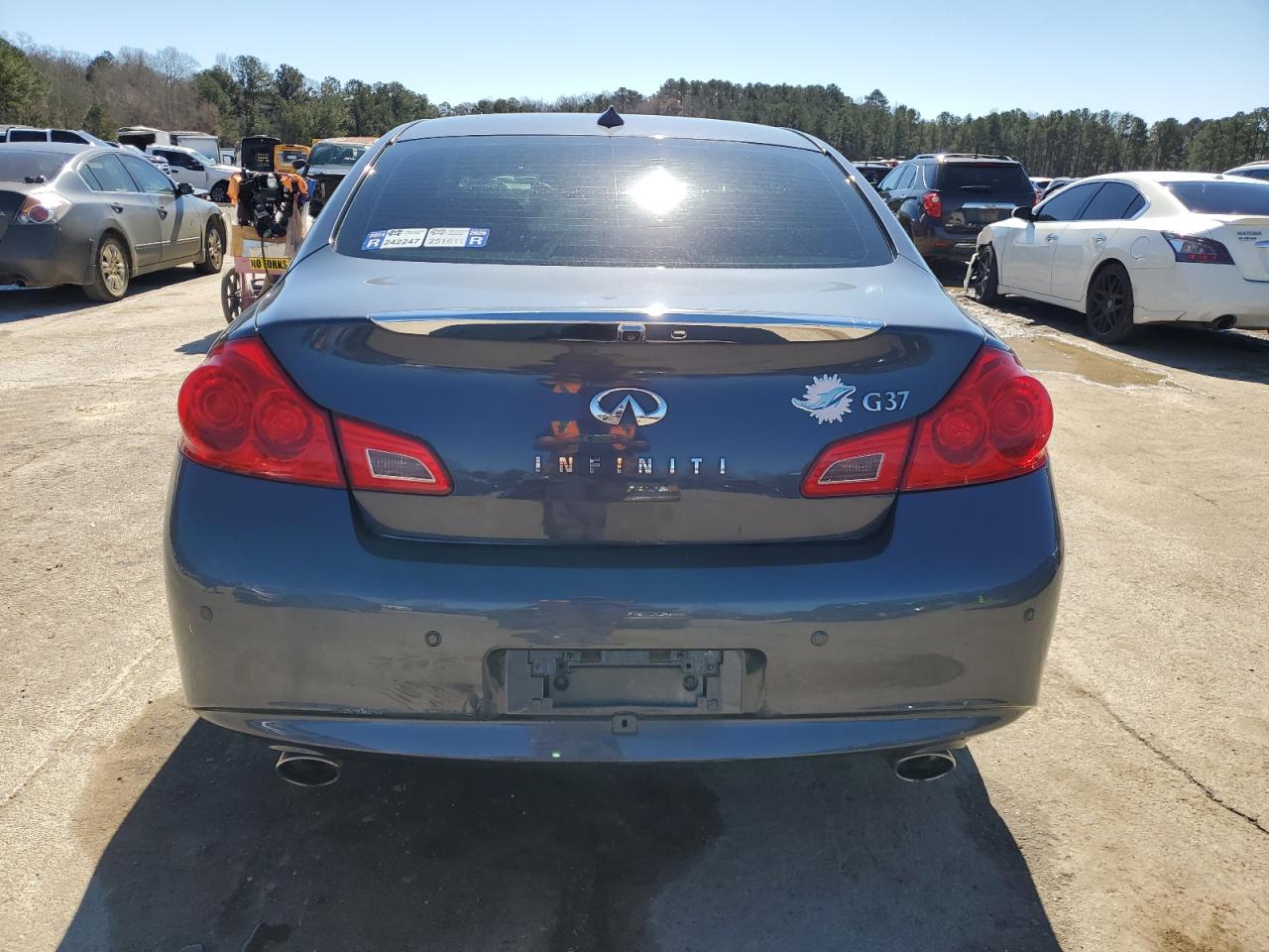2011 Infiniti G VIN JN1CV6AP2BM502715 Copart auction photo, side / minor dent/scratches damage thumbnail 6