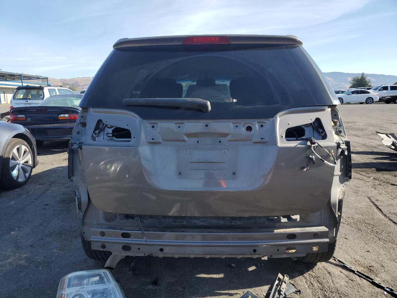 2010 GMC Terrain VIN 2CTALDEW8A6407528 Copart auction photo, front end / rear end damage thumbnail 6