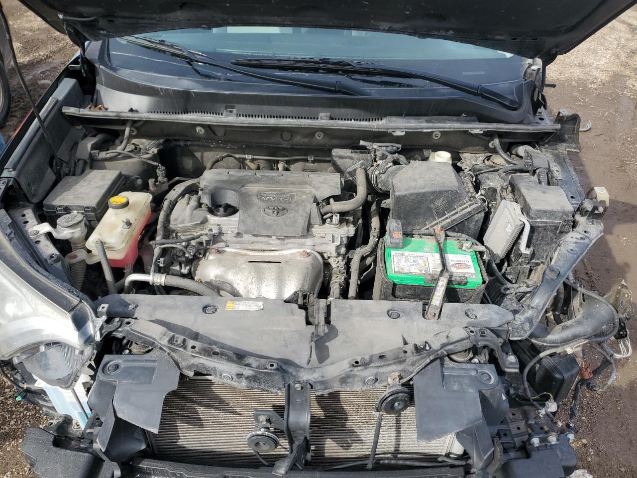 2016 Toyota RAV 4 VIN 2T3RFREV0GW420510 Copart auction photo, all over damage thumbnail 12