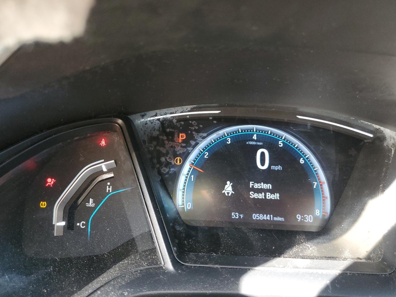 2019 Honda Civic VIN 19XFC2F64KE017189 Copart auction photo, front end damage thumbnail 9