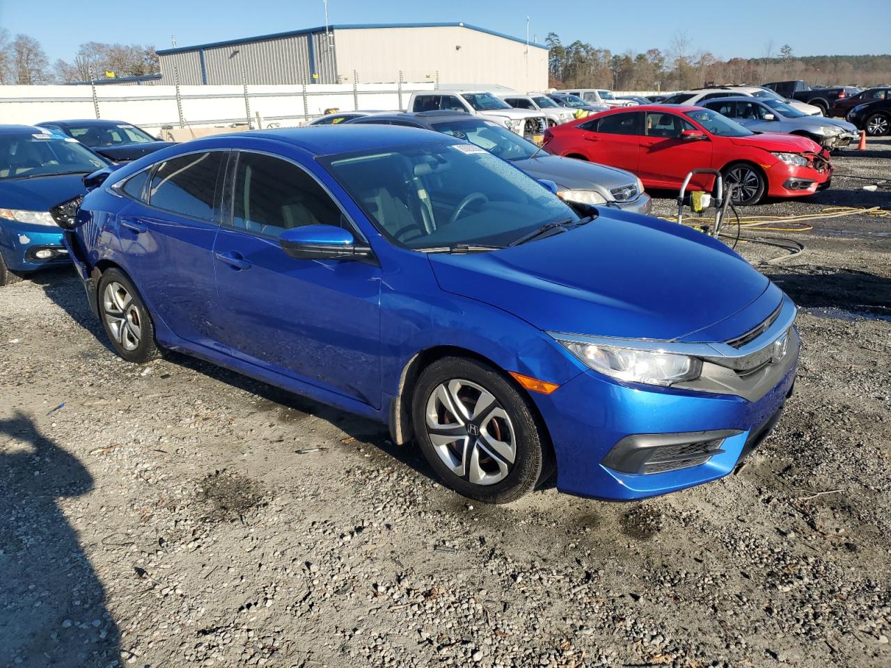 2018 Honda Civic VIN 2HGFC2F53JH532552 Copart auction photo, rear end damage thumbnail 4