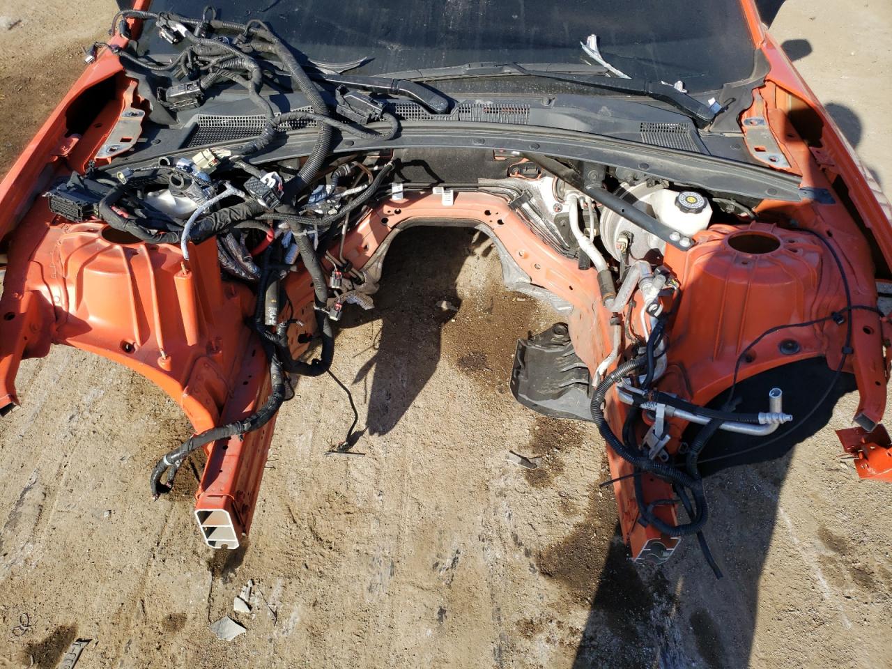 2020 Chevrolet Camaro VIN 1G1FK1R68L0106162 Copart auction photo, vandalism / stripped damage thumbnail 11
