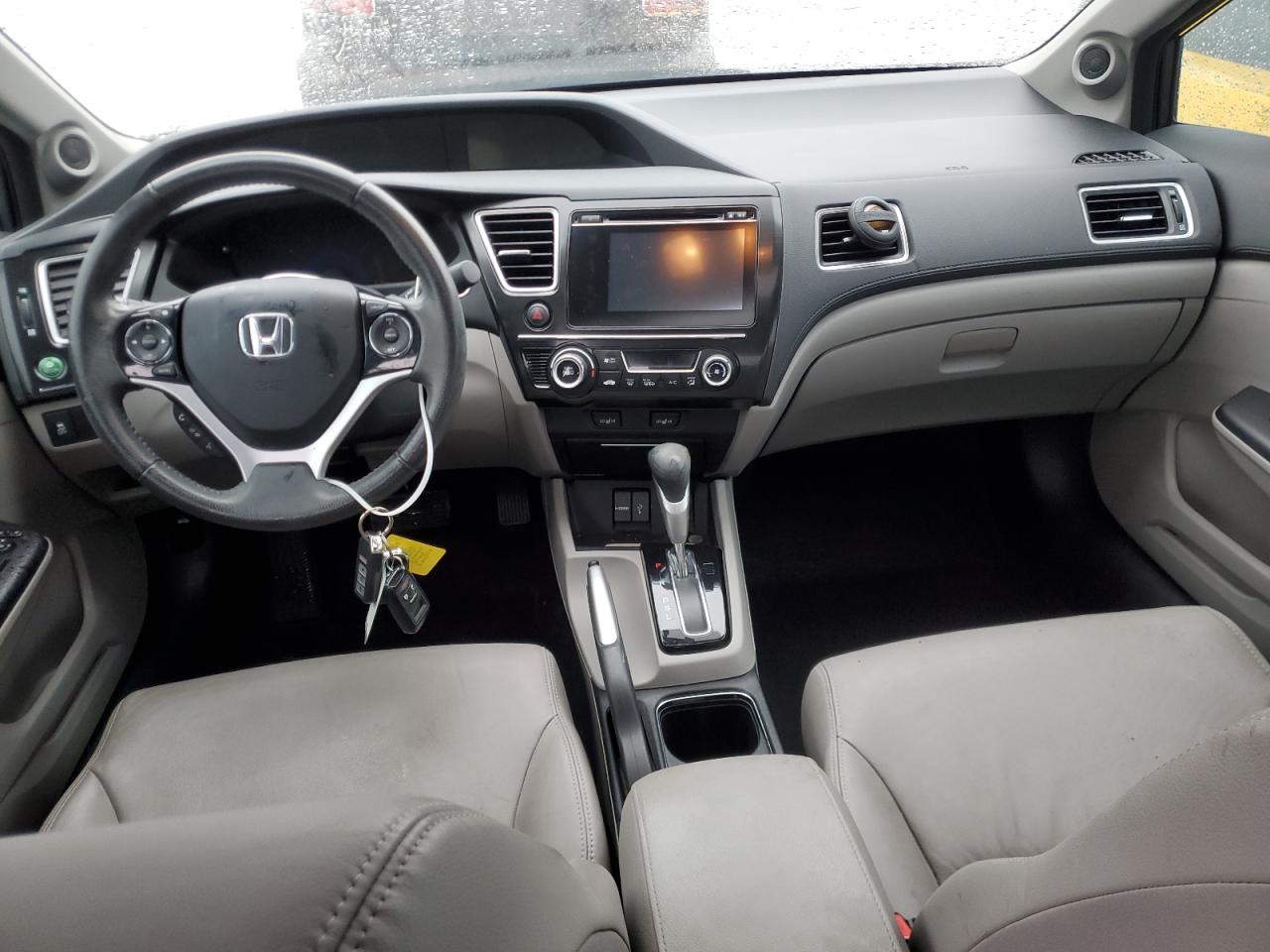 2015 Honda Civic VIN 19XFB2F98FE042213 Copart auction photo, rear end damage thumbnail 8
