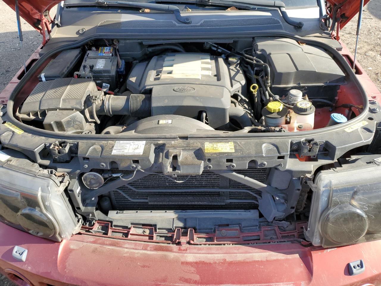 2007 Land Rover Range Rover VIN SALSK25497A112450 Copart auction photo, front end damage thumbnail 14