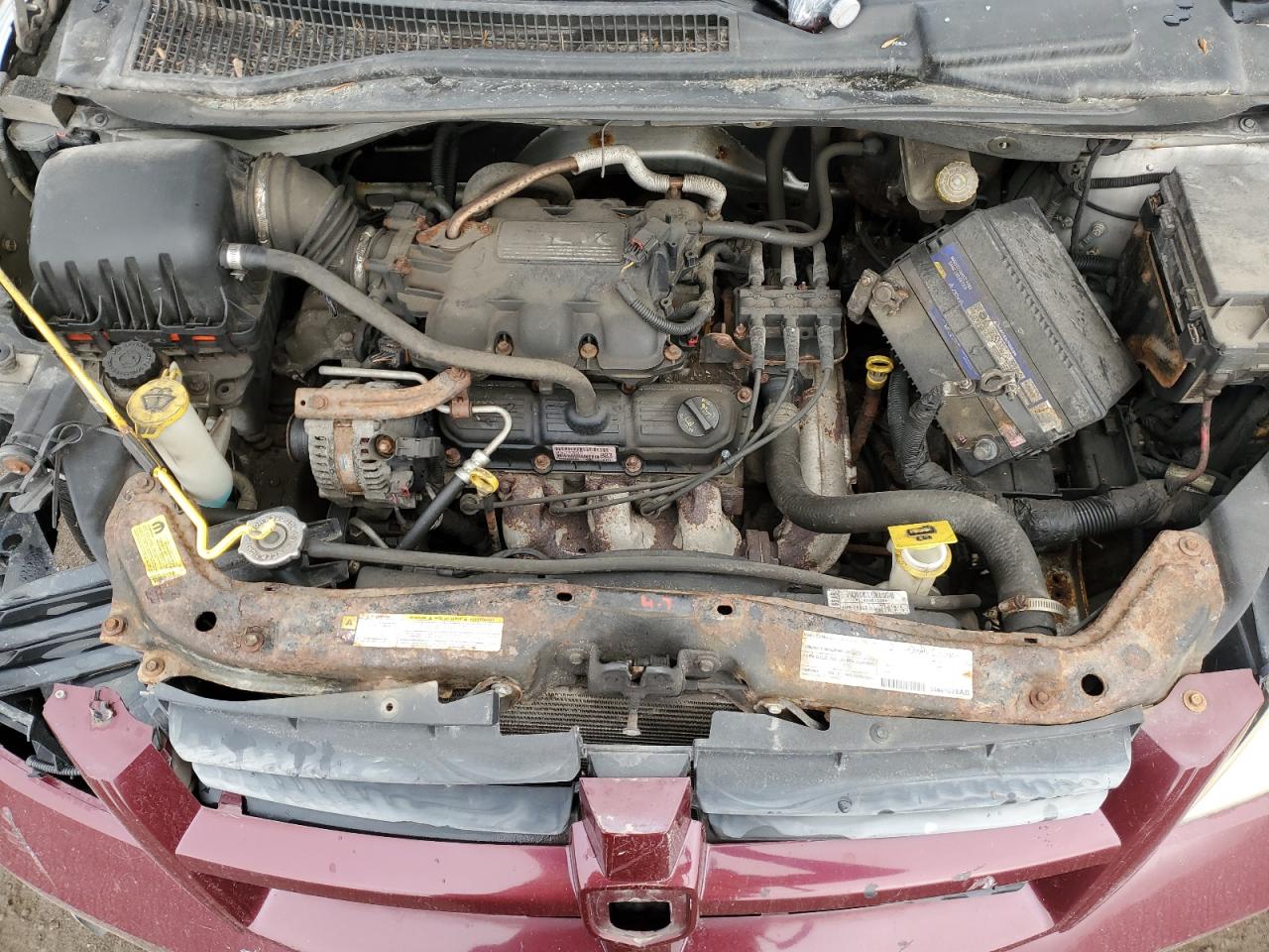 2008 Dodge Caravan VIN 1D8HN44HX8B130901 Copart auction photo, all over damage thumbnail 12