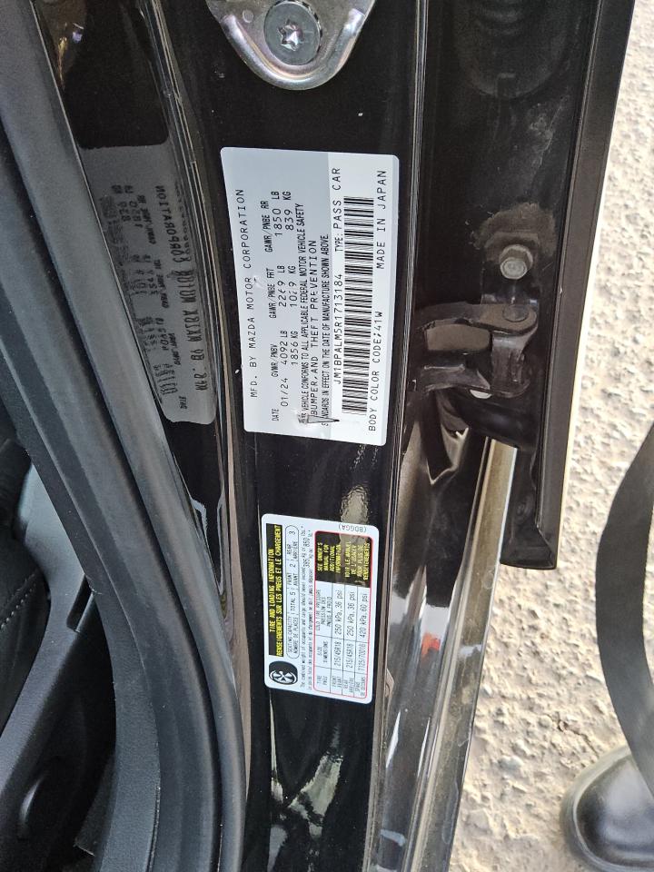 2024 Mazda 3 VIN JM1BPALM5R1713184 Copart auction photo, front end damage thumbnail 12