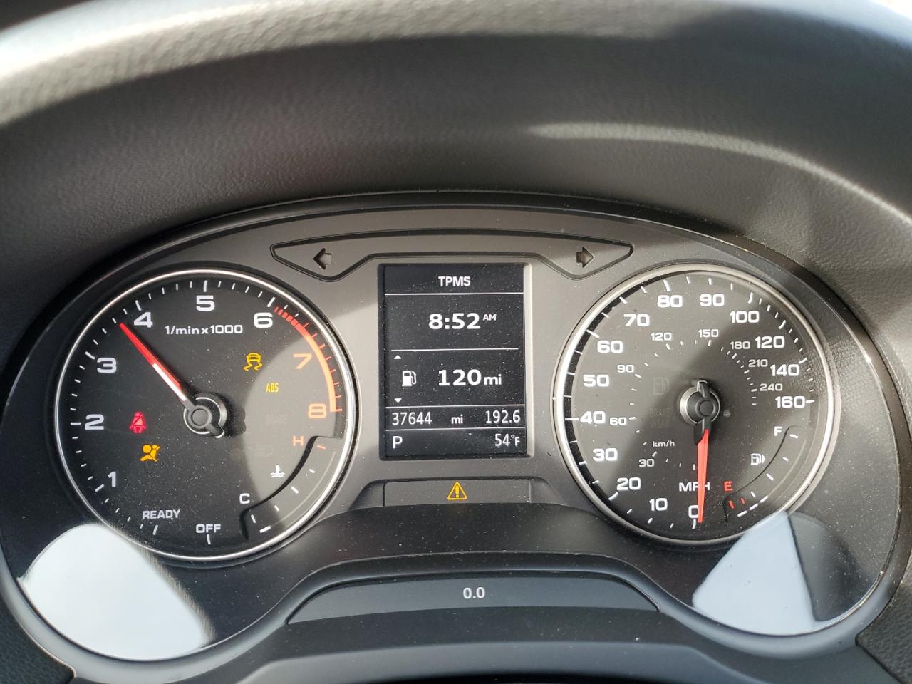 2018 Audi A3 VIN WAUAUGFF0J1069647 Copart auction photo, side damage thumbnail 9