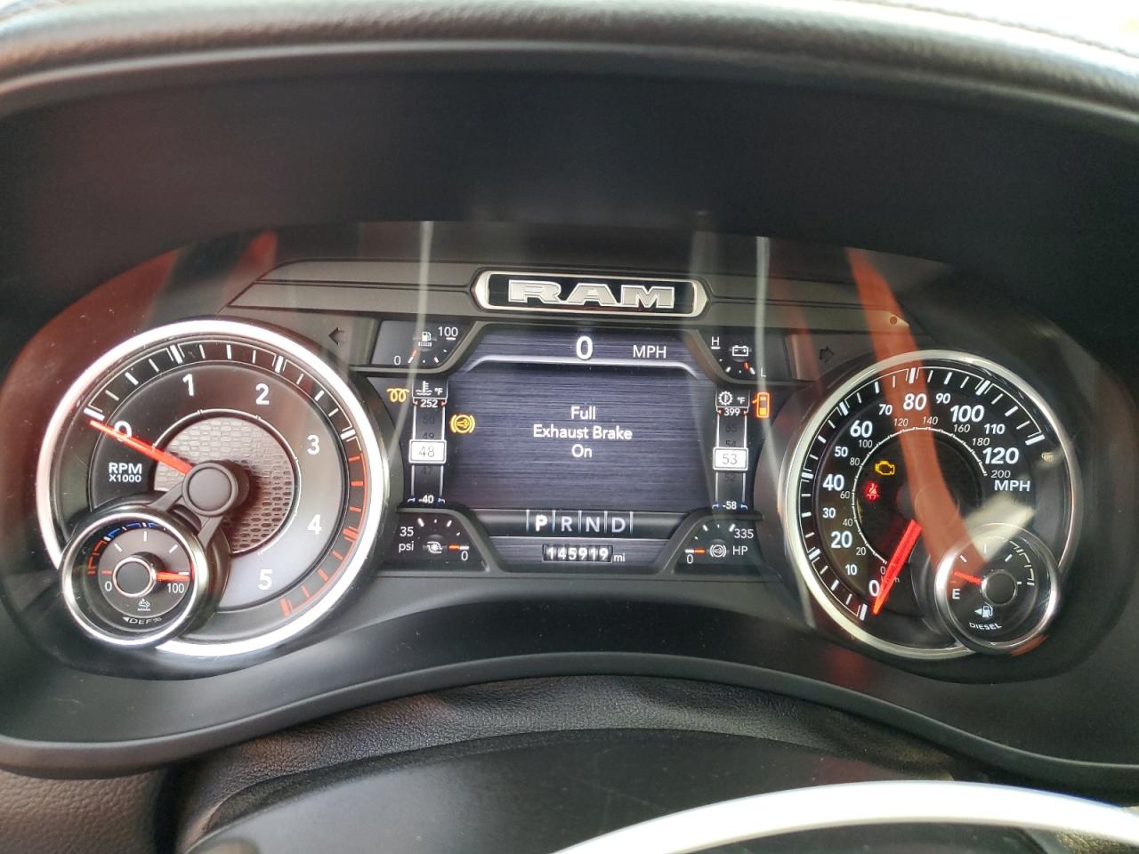 2019 RAM 3500 VIN 3C63RRJLXKG533124 Copart auction photo, mechanical / rear end damage thumbnail 9