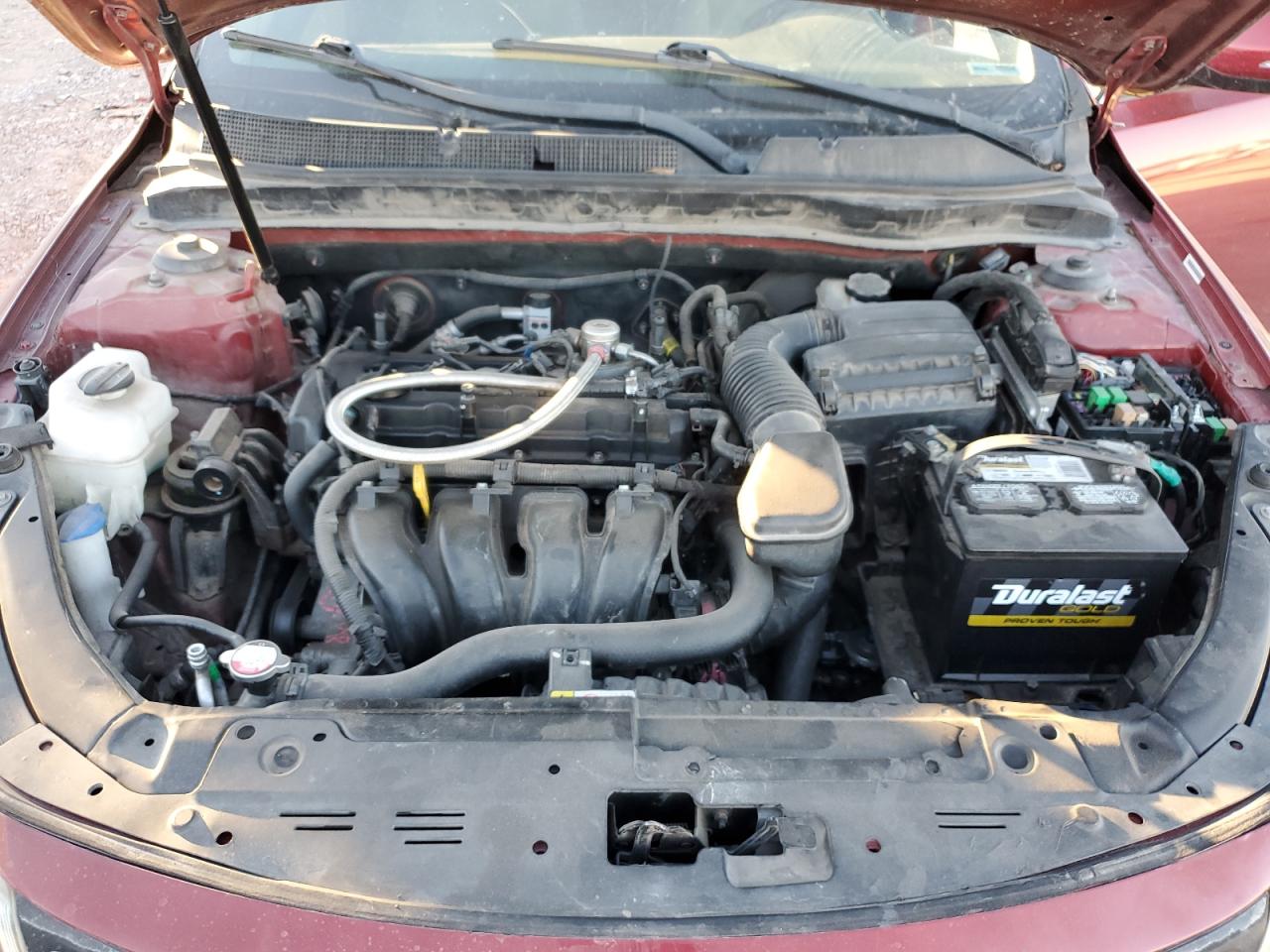 2015 KIA Optima VIN 5XXGM4A77FG367653 Copart auction photo, all over damage thumbnail 13