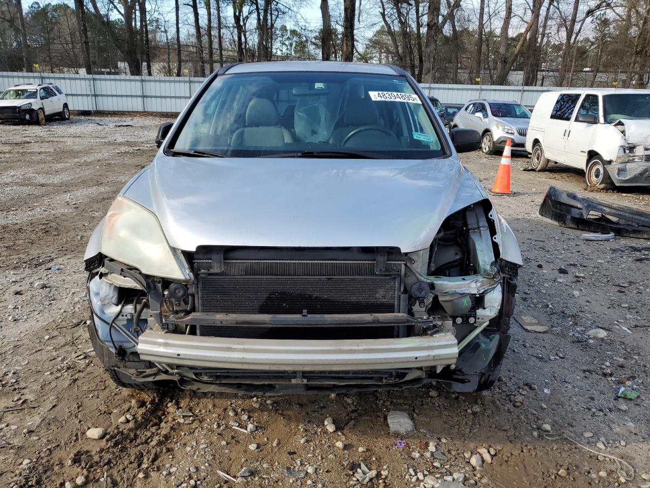 2009 Honda CR-V VIN 5J6RE38309L032414 Copart auction photo, front end / side damage thumbnail 5