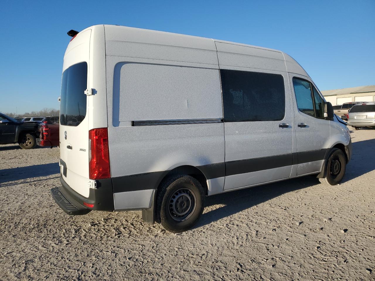 2024 Mercedes-Benz Sprinter VIN W1W4NBHY0RP667166 Copart auction photo, all over damage thumbnail 3