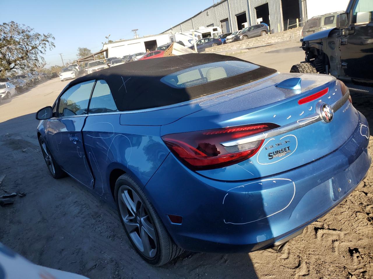 2017 Buick Cascada VIN W04WJ3N53HG005462 Copart auction photo, top/roof / all over damage thumbnail 2