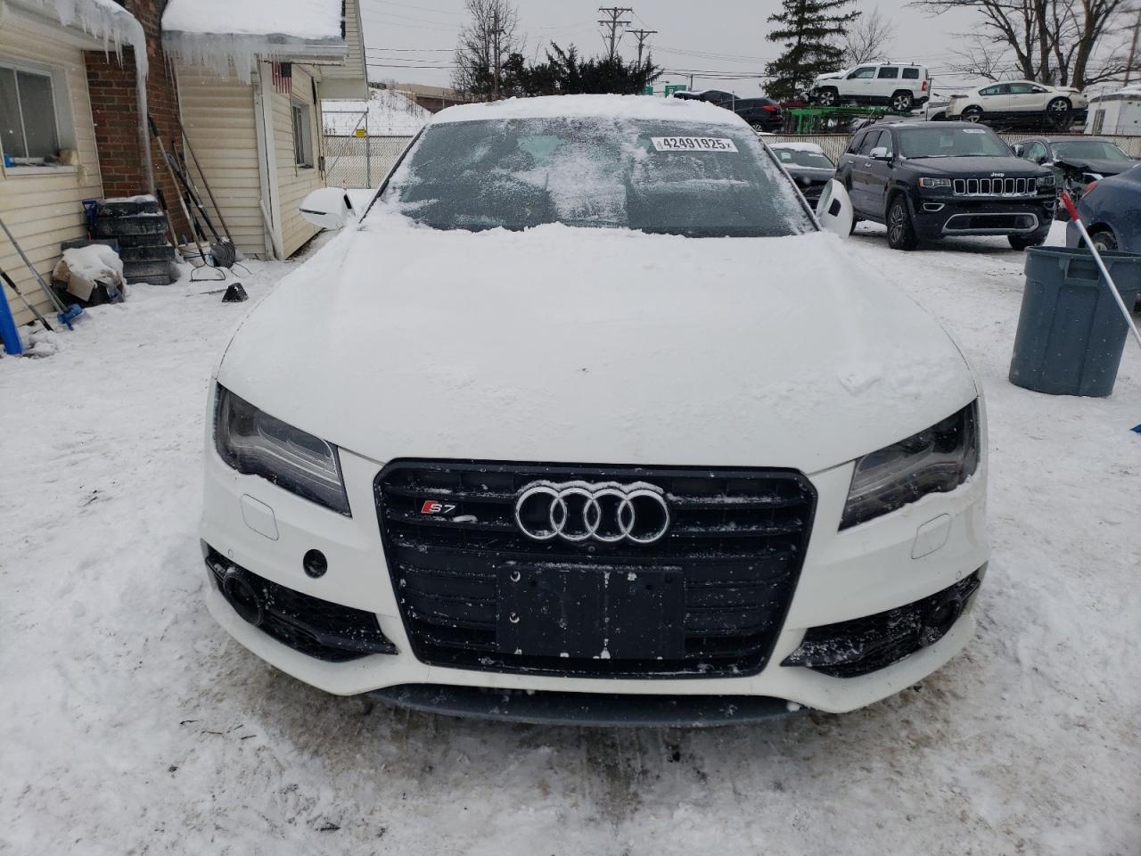 2015 Audi S7 VIN WAUW2AFC3FN014284 Copart auction photo, undercarriage damage thumbnail 5