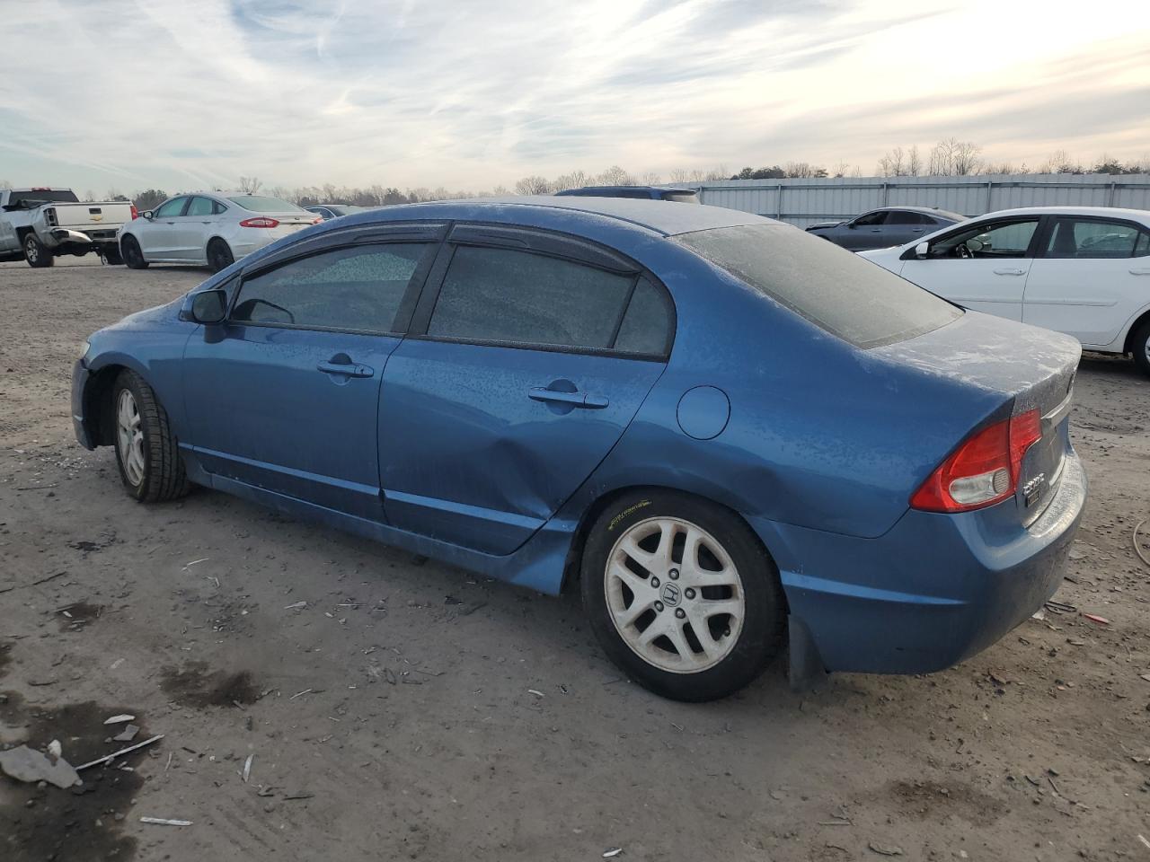 2011 Honda Civic VIN 19XFA1F51BE046575 Copart auction photo, rear end / side damage thumbnail 2