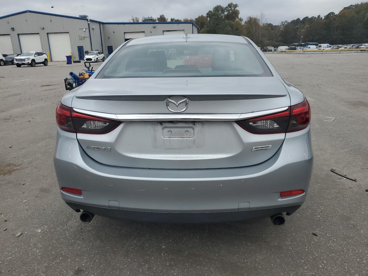 2017 Mazda 6 VIN JM1GL1X54H1110181 Copart auction photo, front end / side damage thumbnail 6