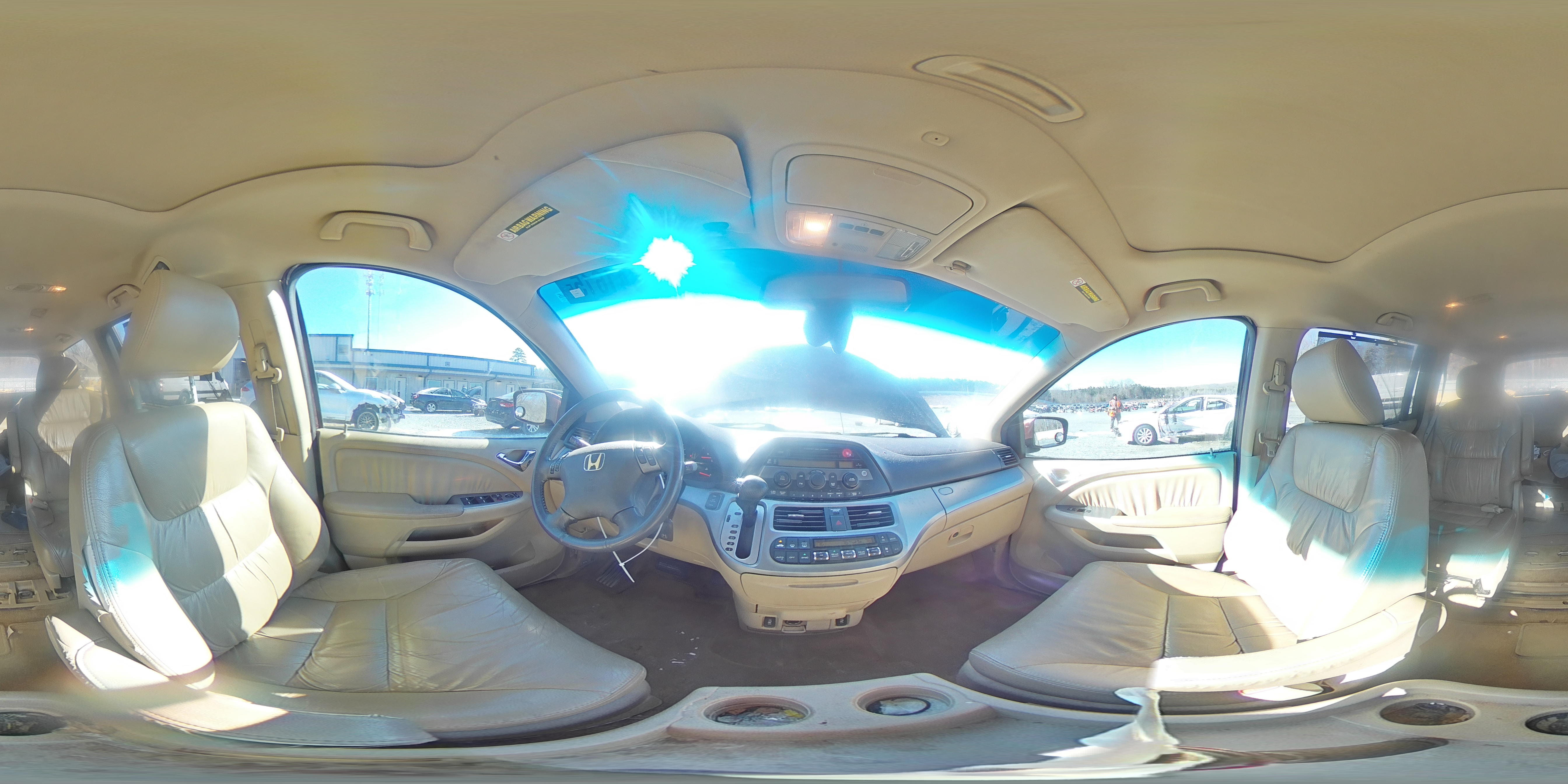 2008 Honda Odyssey VIN 5FNRL38678B417055 Copart auction photo, side damage thumbnail 12