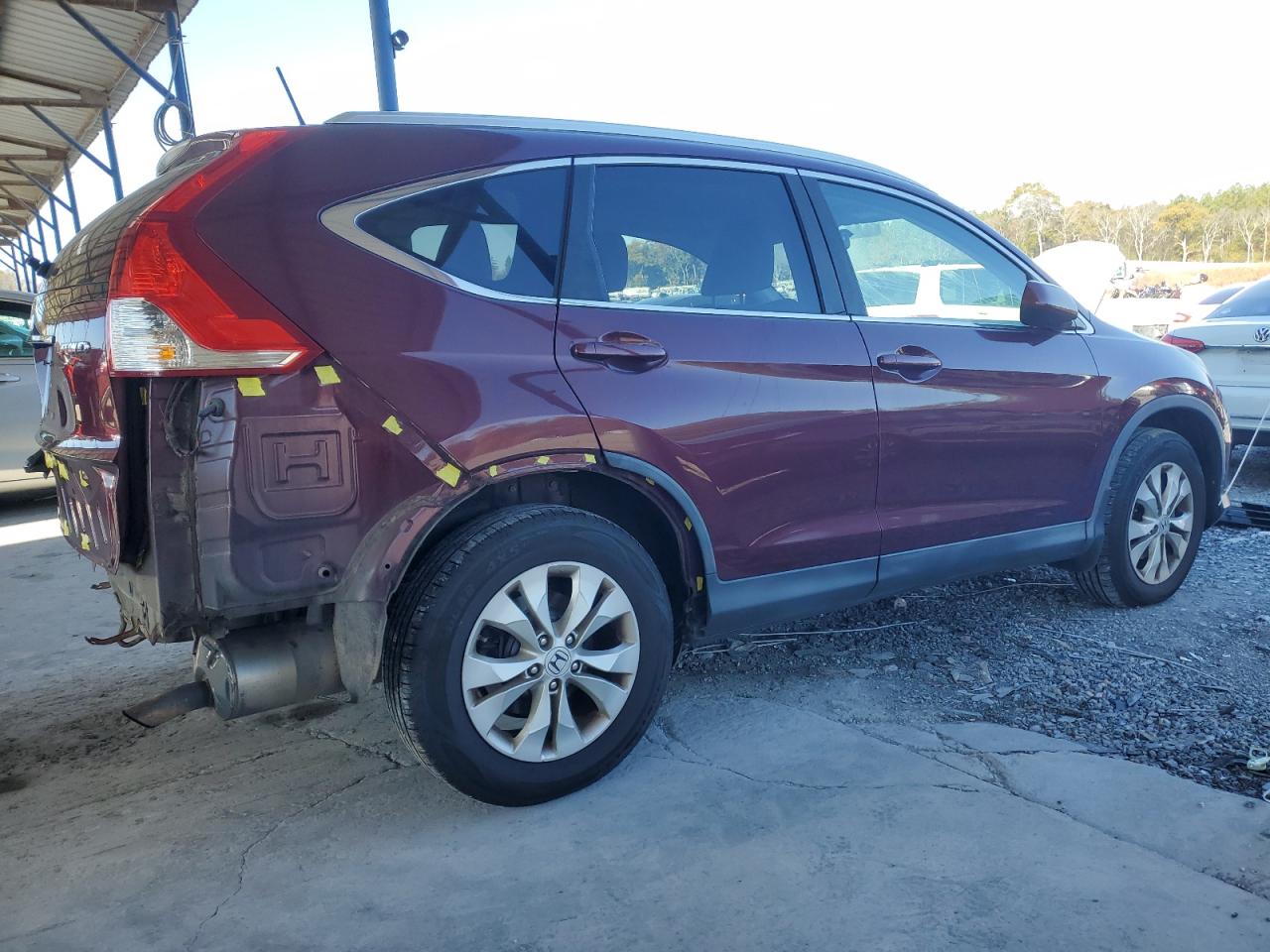 2013 Honda CR-V VIN 5J6RM4H77DL004193 Copart auction photo, rear end / minor dent/scratches damage thumbnail 3