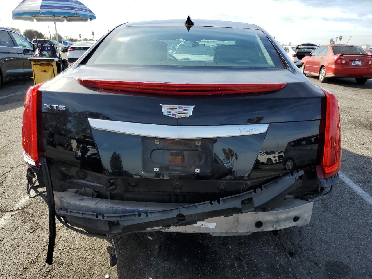 2017 Cadillac XTS VIN 2G61M5S38H9155431 Copart auction photo, front end / rear end damage thumbnail 6
