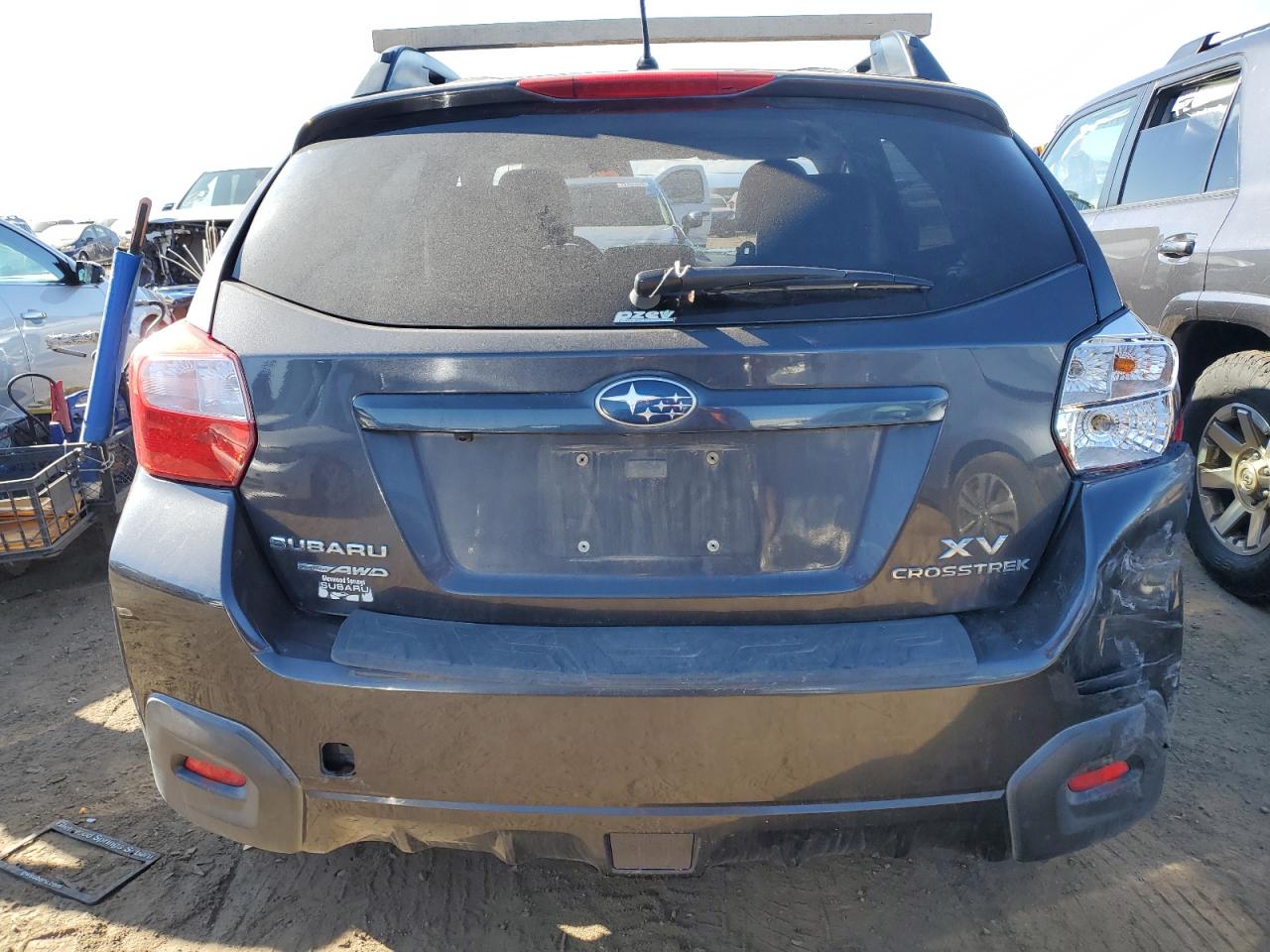 2013 Subaru XV VIN JF2GPAGC6D2831742 Copart auction photo, rear end damage thumbnail 6