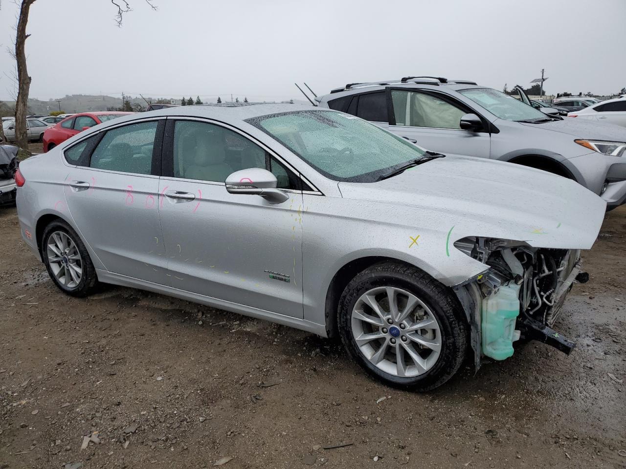 2018 Ford Fusion VIN 3FA6P0SU6JR110497 Copart auction photo, front end damage thumbnail 4